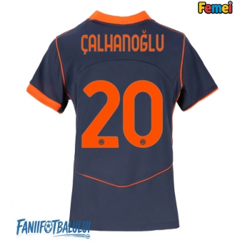 Inter Milan Hakan Calhanoglu #20 Tricou Fotbal Replică 2025-26 Femei Treilea